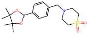 4-(4-(4,4,5,5-Tetramethyl-1,3,2-dioxaborolan-2-yl)benzyl)thiomorpholine 1,1-dioxide