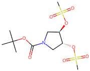 (3R,4R)-tert-Butyl 3,4-bis((methylsulfonyl)oxy)pyrrolidine-1-carboxylate