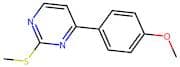 4-(4-Methoxyphenyl)-2-(methylthio)pyrimidine