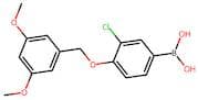 (3-Chloro-4-((3,5-dimethoxybenzyl)oxy)phenyl)boronic acid