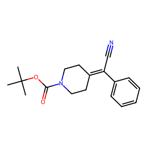 tert-Butyl 4-(cyano(phenyl)methylene)piperidine-1-carboxylate