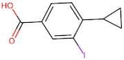 4-Cyclopropyl-3-iodobenzoic acid