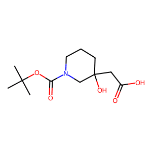 2-(1-(tert-Butoxycarbonyl)-3-hydroxypiperidin-3-yl)acetic acid