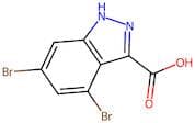 4,6-Dibromo-1H-indazole-3-carboxylic acid