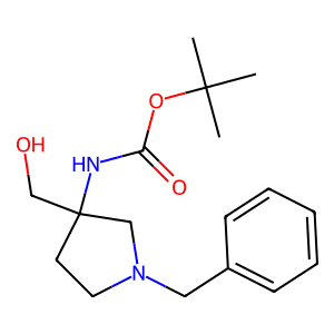 tert-butyl 1-benzyl-3-(hydroxymethyl)pyrrolidin-3-ylcarbamate