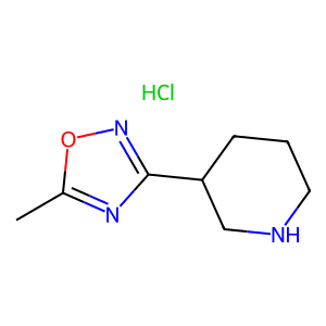 5-Methyl-3-(piperidin-3-yl)-1,2,4-oxadiazole hydrochloride
