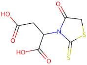 2-(4-Oxo-2-thioxothiazolidin-3-yl)succinic acid