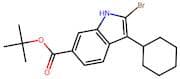 tert-Butyl 2-bromo-3-cyclohexyl-1H-indole-6-carboxylate