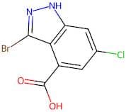 3-Bromo-6-chloro-1H-indazole-4-carboxylic acid