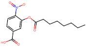 4-Nitro-3-(octanoyloxy)benzoic acid