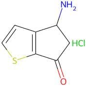 4-Amino-4,5-dihydro-6H-cyclopenta[b]thiophen-6-one hydrochloride