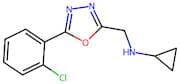 N-((5-(2-Chlorophenyl)-1,3,4-oxadiazol-2-yl)methyl)cyclopropanamine