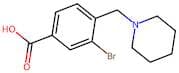 3-Bromo-4-(piperidin-1-ylmethyl)benzoic acid