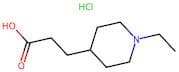 3-(1-Ethylpiperidin-4-yl)propanoic acid hydrochloride