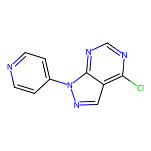 4-Chloro-1-(pyridin-4-yl)-1H-pyrazolo[3,4-d]pyrimidine