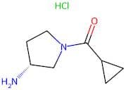 (R)-(3-Aminopyrrolidin-1-yl)(cyclopropyl)methanone hydrochloride