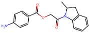 2-(2-Methylindolin-1-yl)-2-oxoethyl 4-aminobenzoate