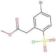 Methyl 2-(5-bromo-2-(chlorosulfonyl)phenyl)acetate