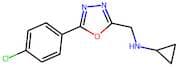 N-((5-(4-Chlorophenyl)-1,3,4-oxadiazol-2-yl)methyl)cyclopropanamine