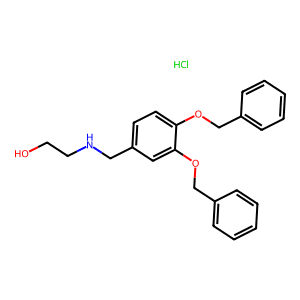 2-((3,4-Bis(benzyloxy)benzyl)amino)ethan-1-ol hydrochloride