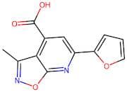 6-(Furan-2-yl)-3-methylisoxazolo[5,4-b]pyridine-4-carboxylic acid