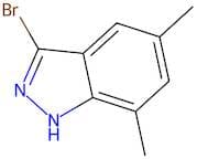 3-Bromo-5,7-dimethyl-1H-indazole