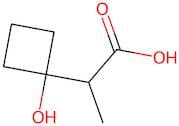 2-(1-Hydroxycyclobutyl)propanoic acid