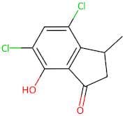 4,6-Dichloro-7-hydroxy-3-methyl-2,3-dihydro-1H-inden-1-one