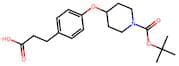 3-(4-((1-(tert-Butoxycarbonyl)piperidin-4-yl)oxy)phenyl)propanoic acid