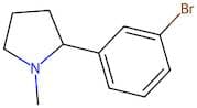 2-(3-Bromophenyl)-1-methylpyrrolidine