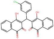 3,3'-((3-Chlorophenyl)methylene)bis(4-hydroxynaphthalene-1,2-dione)