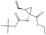 Ethyl (1S,2R)-1-{[(tert-butoxy)carbonyl]amino}-2-ethenylcyclopropane-1-carboxylate