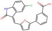 (E)-3-(5-((5-chloro-2-oxoindolin-3-ylidene)Methyl)furan-2-yl)benzoic acid