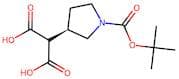 (R)-2-(1-(tert-butoxycarbonyl)pyrrolidin-3-yl)malonic acid