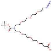 1-Azido-12-(tert-butoxycarbonyl)-3,6,9,15,18,21-hexaoxa-12-azatetracosan-24-oic acid