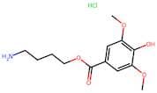 4-Aminobutyl 4-hydroxy-3,5-dimethoxybenzoate hydrochloride