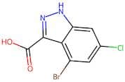 4-Bromo-6-chloro-1H-indazole-3-carboxylic acid
