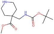 Methyl 4-(((tert-butoxycarbonyl)amino)methyl)piperidine-4-carboxylate