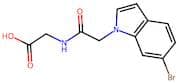 2-[2-(6-Bromo-1H-indol-1-yl)acetamido]acetic acid