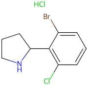 2-(2-Bromo-6-chlorophenyl)pyrrolidine hydrochloride