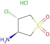 rel-(3R,4S)-3-Amino-4-chlorotetrahydrothiophene 1,1-dioxide hydrochloride