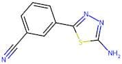 3-(5-Amino-1,3,4-thiadiazol-2-yl)benzonitrile