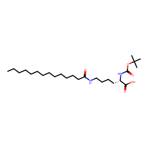 (S)-2-((tert-Butoxycarbonyl)amino)-6-tetradecanamidohexanoic acid