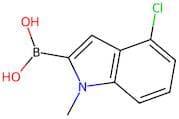 (4-Chloro-1-methyl-1H-indol-2-yl)boronic acid