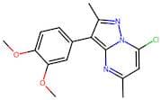 7-Chloro-3-(3,4-dimethoxyphenyl)-2,5-dimethylpyrazolo[1,5-a]pyrimidine