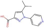 5-(Propan-2-yl)-1-(pyridin-4-yl)-1H-pyrazole-3-carboxylic acid