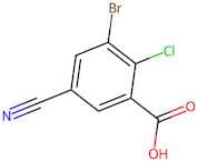 3-Bromo-2-chloro-5-cyanobenzoic acid