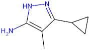 3-Cyclopropyl-4-methyl-1H-pyrazol-5-amine