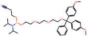 2-(2-(2-(Bis(4-methoxyphenyl)(phenyl)methoxy)ethoxy)ethoxy)ethyl (2-cyanoethyl) diisopropylphospho…
