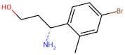(3R)-3-amino-3-(4-bromo-2-methylphenyl)propan-1-ol